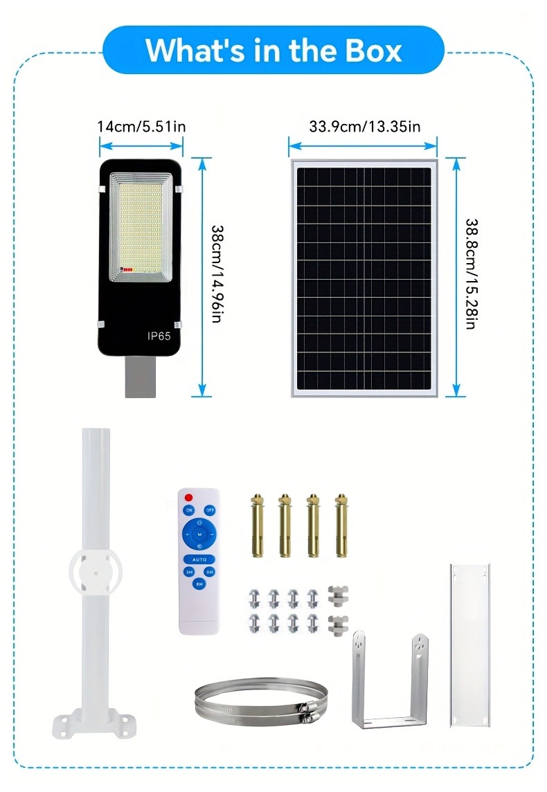 Outdoor Lighting Options - Solar-Powered Outdoor Lights – 18000mAh Battery,