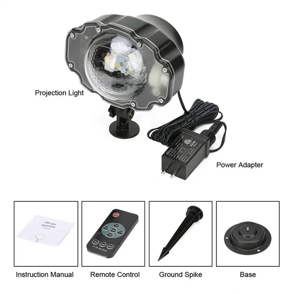 DACHAN Snowfall LED Light Proj - مراجعة Outdoor Lighting Controller وسعره