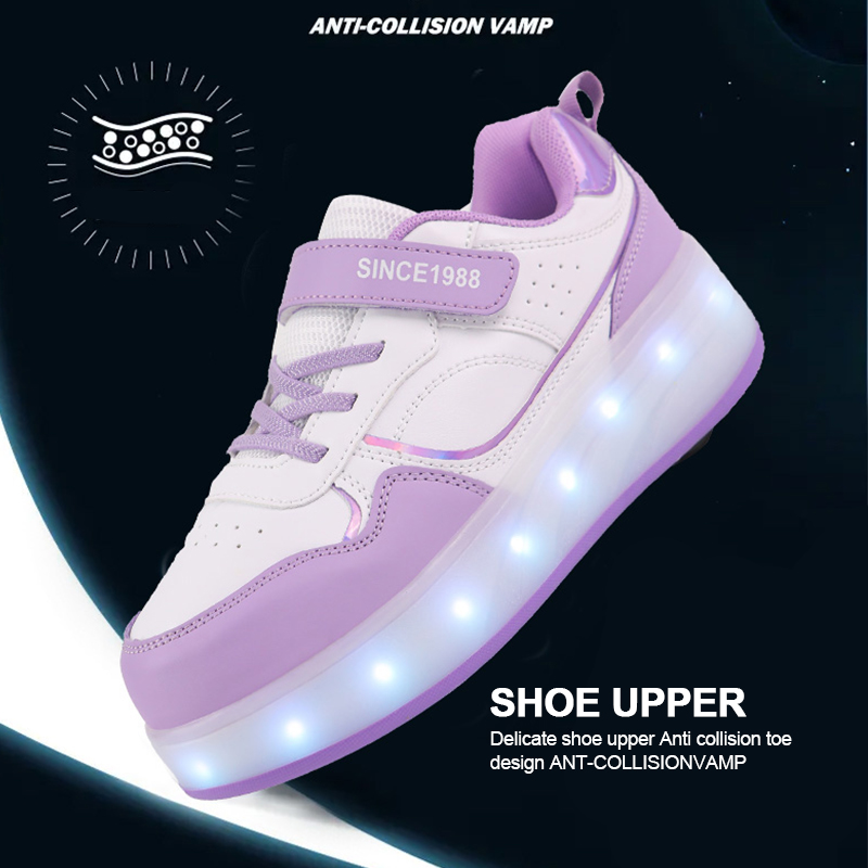 4 Wheel Roller Skate Shoes Kid - مراجعة Outdoor Lighting Grid Screen وسعره