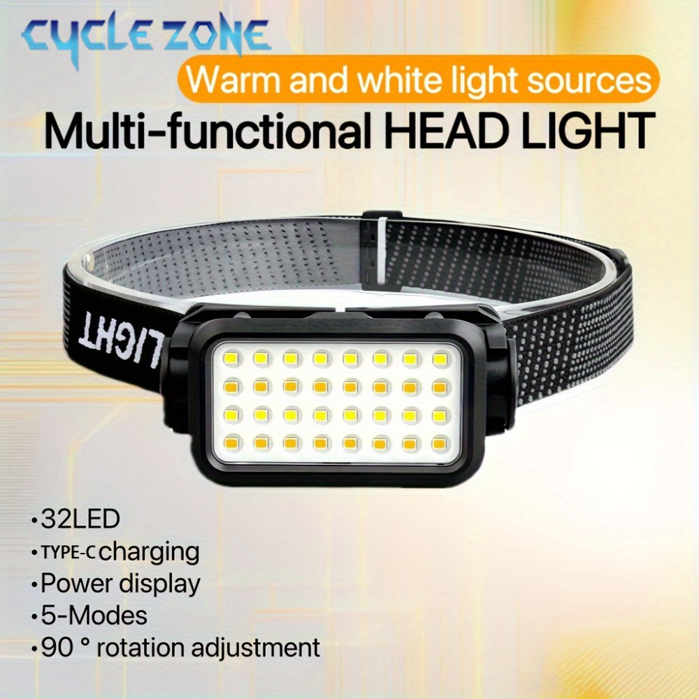 Rechargeable Headlamp with 32  - مراجعة Outdoor Lighting At Lowe'S وسعره
