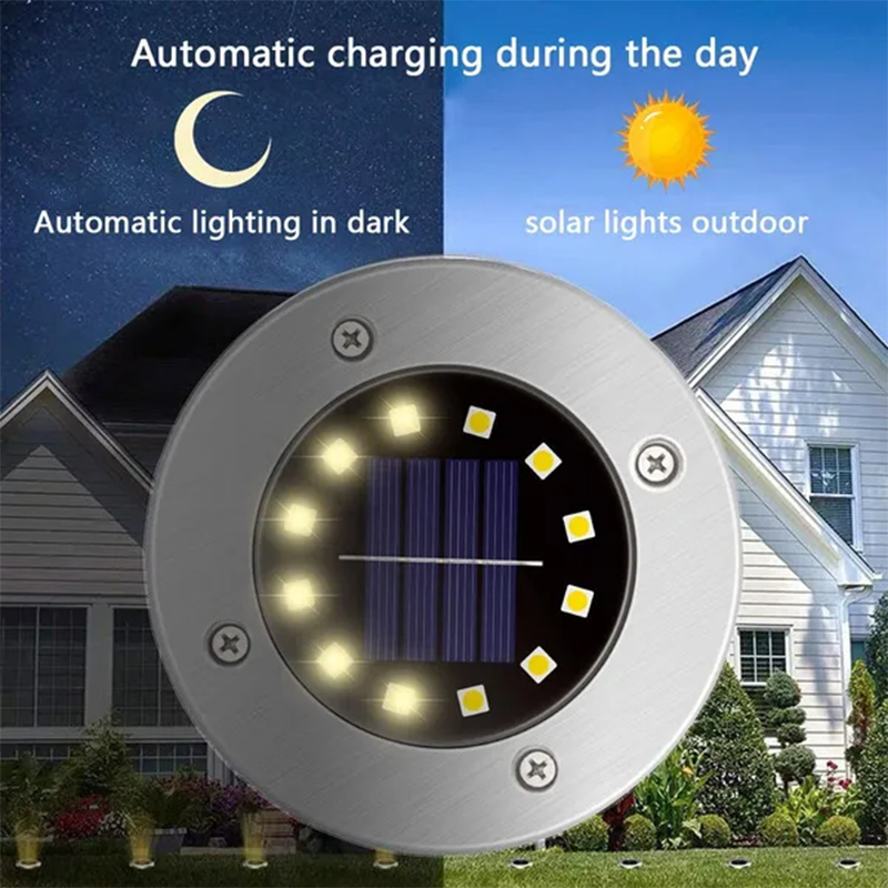 Solar Buried Ground Lights, 8/ - مراجعة Deck Step Light وسعره
