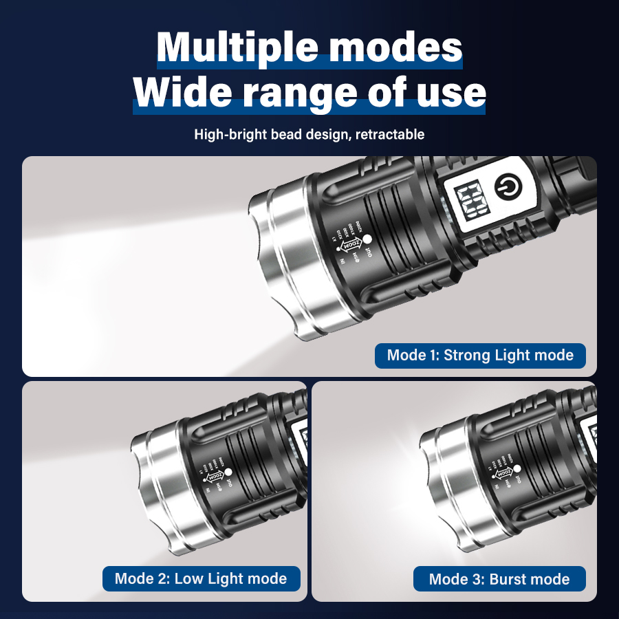 High Power 200000LM LED Flashl - مراجعة Outdoor Lighting Types وسعره