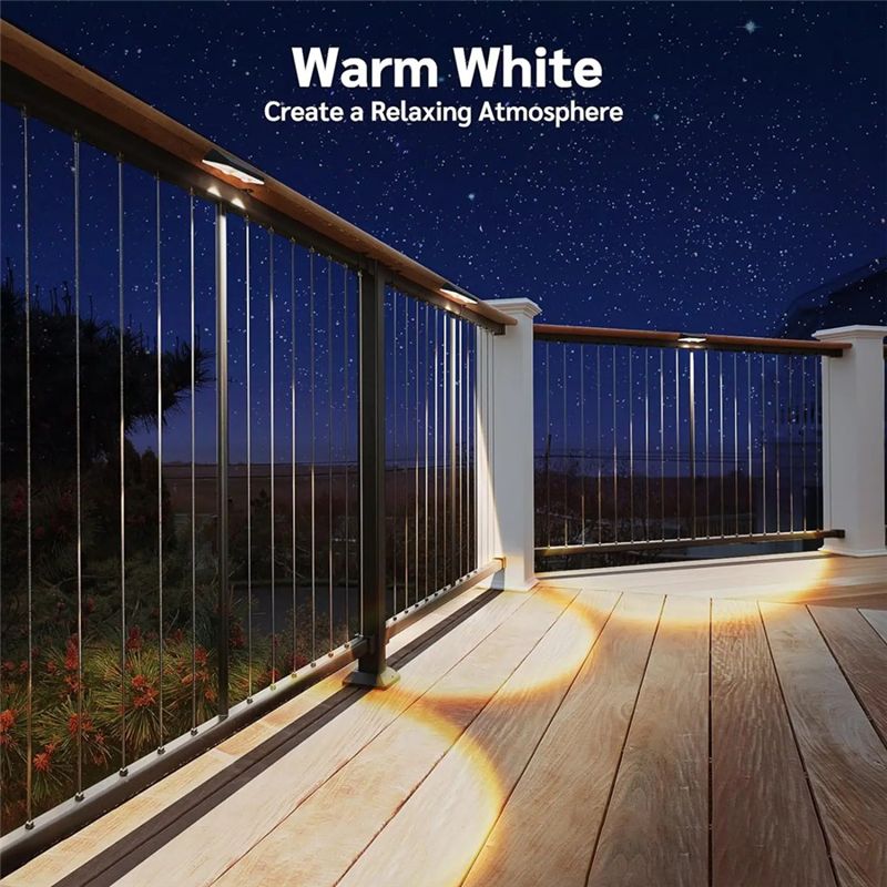 Solar Fence Lights Outdoor Wat - مراجعة Outdoor Lighting On Stairs وسعره