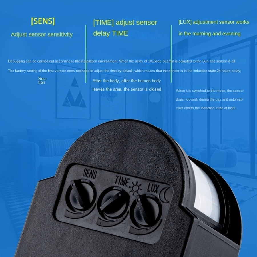 PIR Motion Sensor 220V/110V Mo - مراجعة Outdoor Lighting Timer Switch وسعره