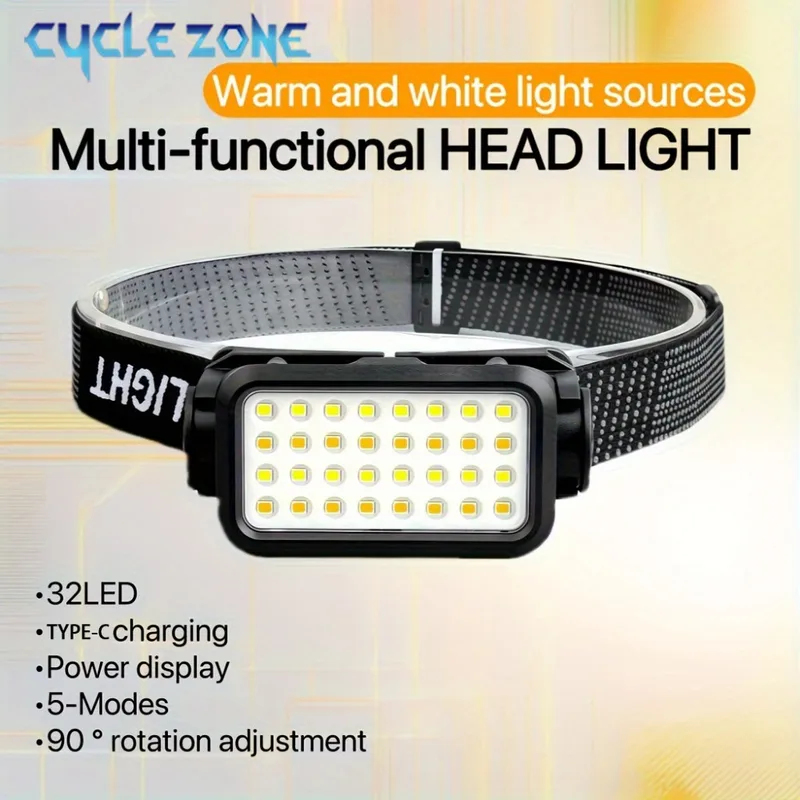 Rechargeable Headlamp with 32  - مراجعة Outdoor Lighting At Lowe'S وسعره
