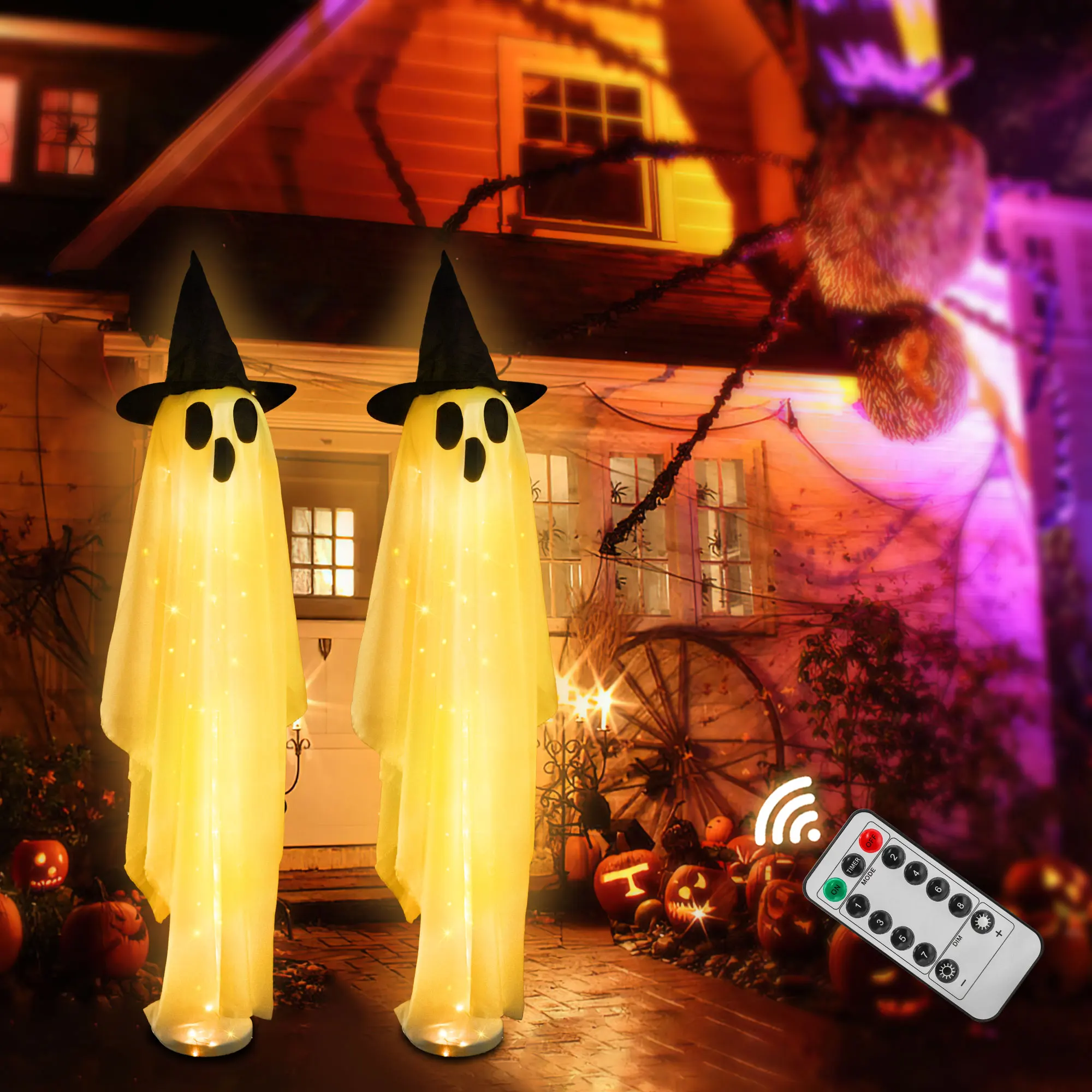 Halloween Party Decor Indoor S - مراجعة Outdoor Lighting Controller وسعره