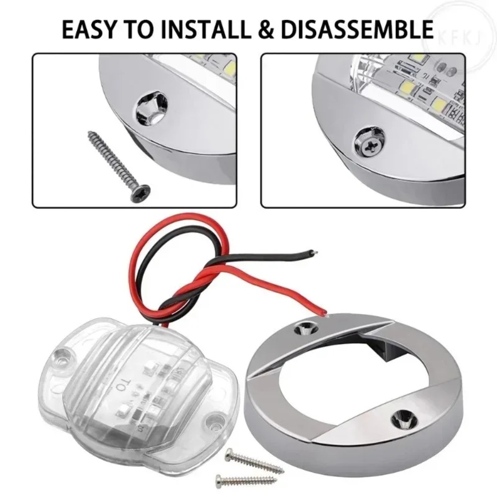 For Yacht Fishing Vessel 12V/2 - مراجعة Deck Step Light وسعره