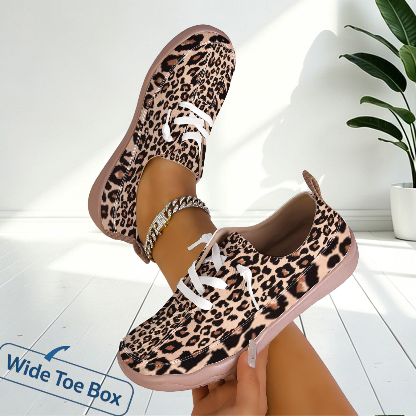 Women Leopard Print Wide Toe S - مراجعة Outdoor Lighting Uplight وسعره