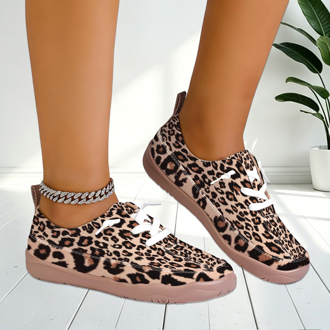 Women Leopard Print Wide Toe S - مراجعة Outdoor Lighting Uplight وسعره