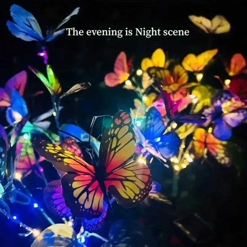 Solar LED Butterfly Garden Lig - مراجعة Outdoor Lighting Traditional وسعره