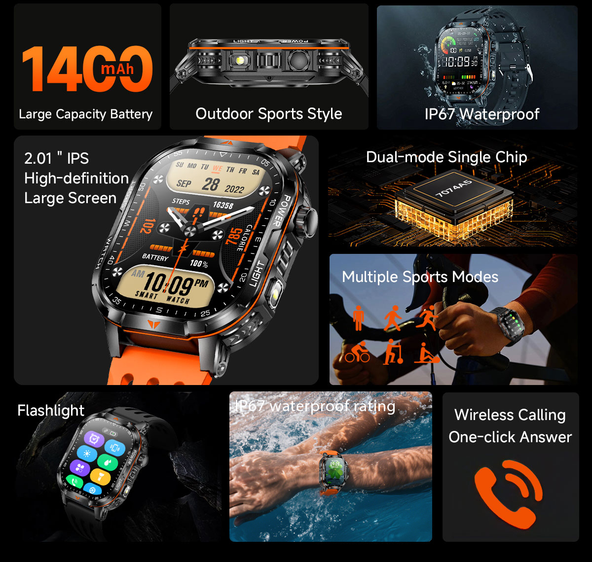 2026 New 1400mAh Super Large B - مراجعة Deck Step Light وسعره