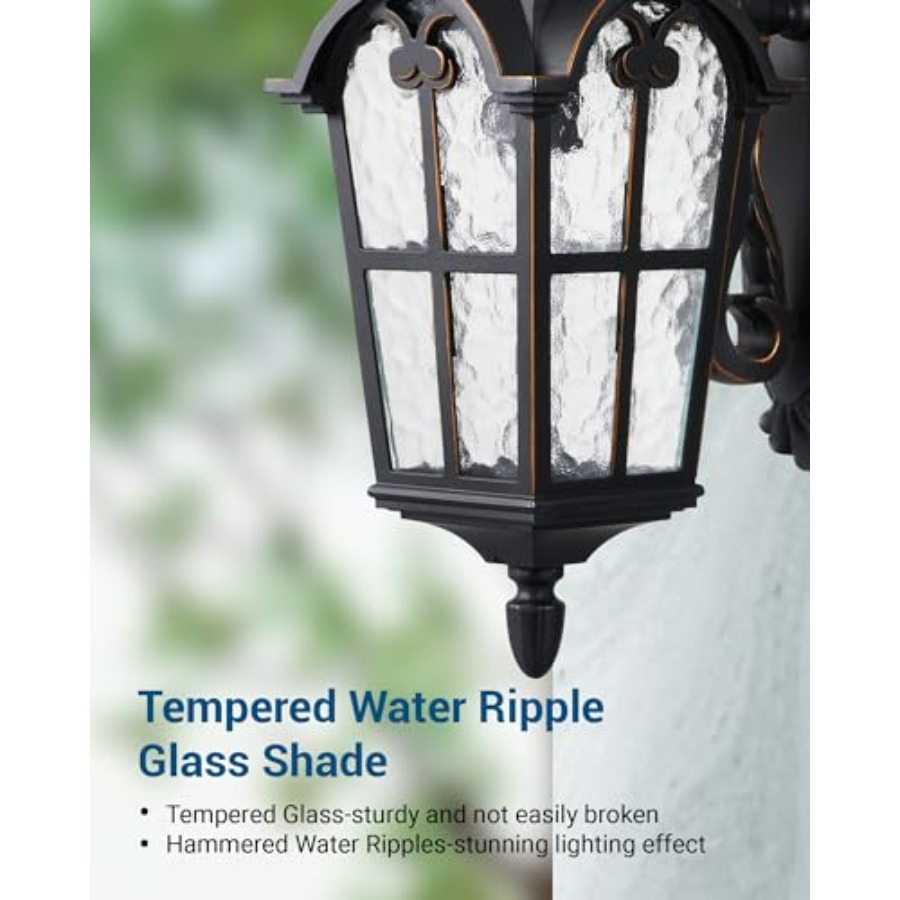 Dusk to Dawn Outdoor Wall Ligh - مراجعة Outdoor Lighting Sconce وسعره