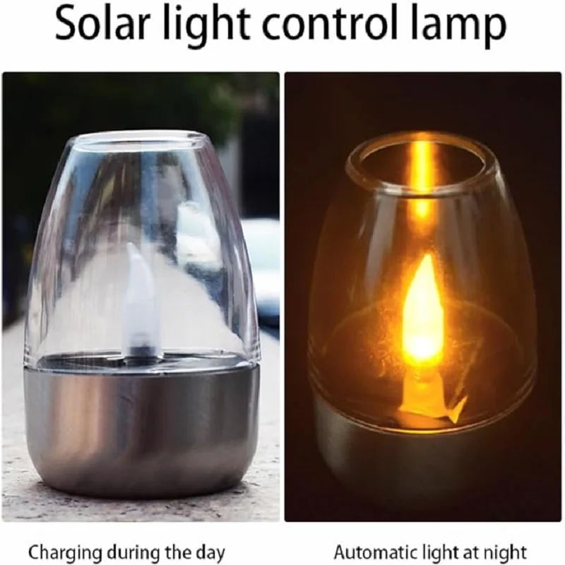 Solar Powered Flameless Candle - مراجعة Outdoor Lighting Ideas For Party وسعره