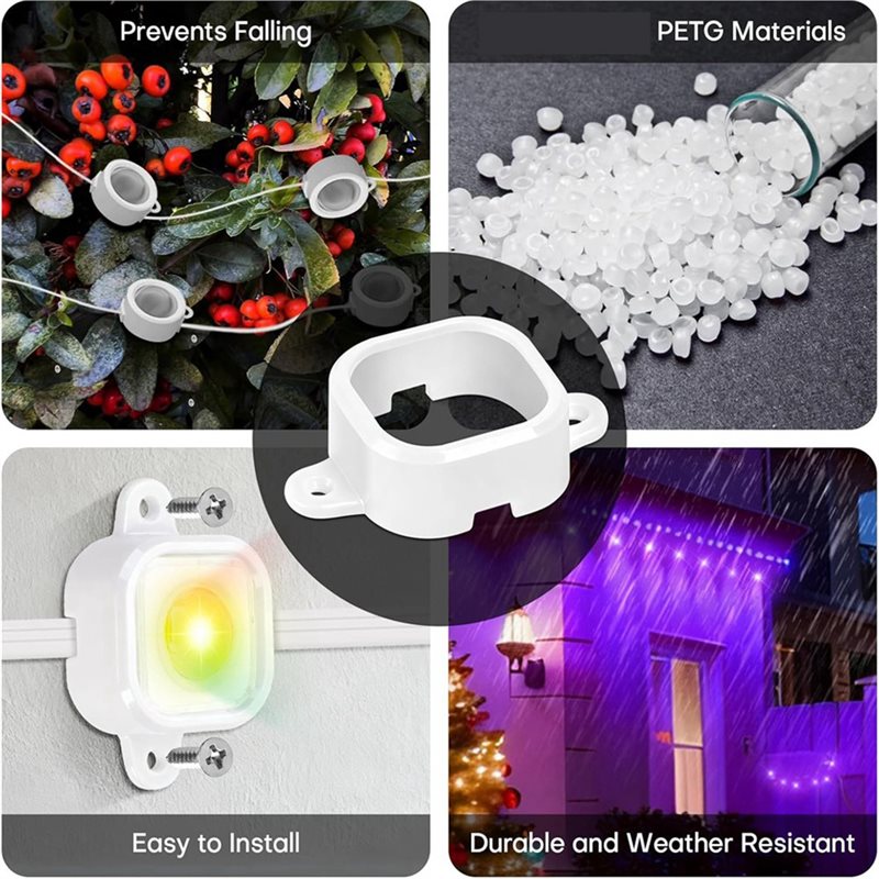 65 Pcs Mounting Brackets For O - مراجعة Outdoor Lighting Govee وسعره