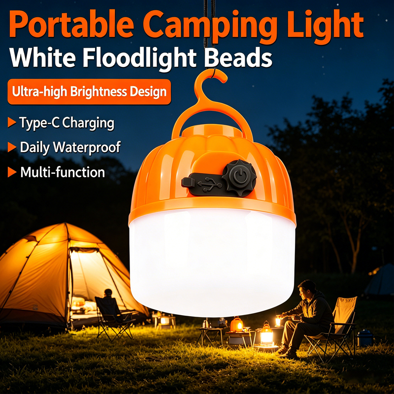 Mini Portable LED Pumpkin Bulb - مراجعة Outdoor Lighting Types وسعره