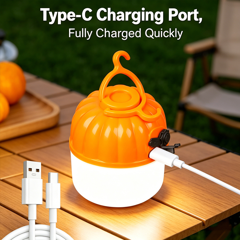Mini Portable LED Pumpkin Bulb - مراجعة Outdoor Lighting Types وسعره