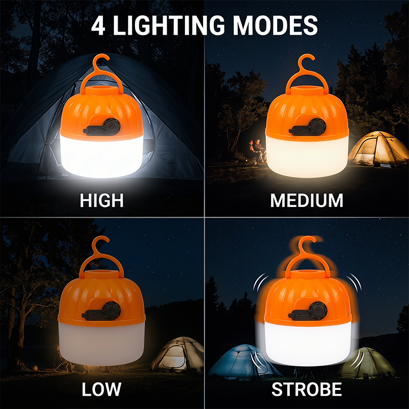Mini Portable LED Pumpkin Bulb - مراجعة Outdoor Lighting Types وسعره
