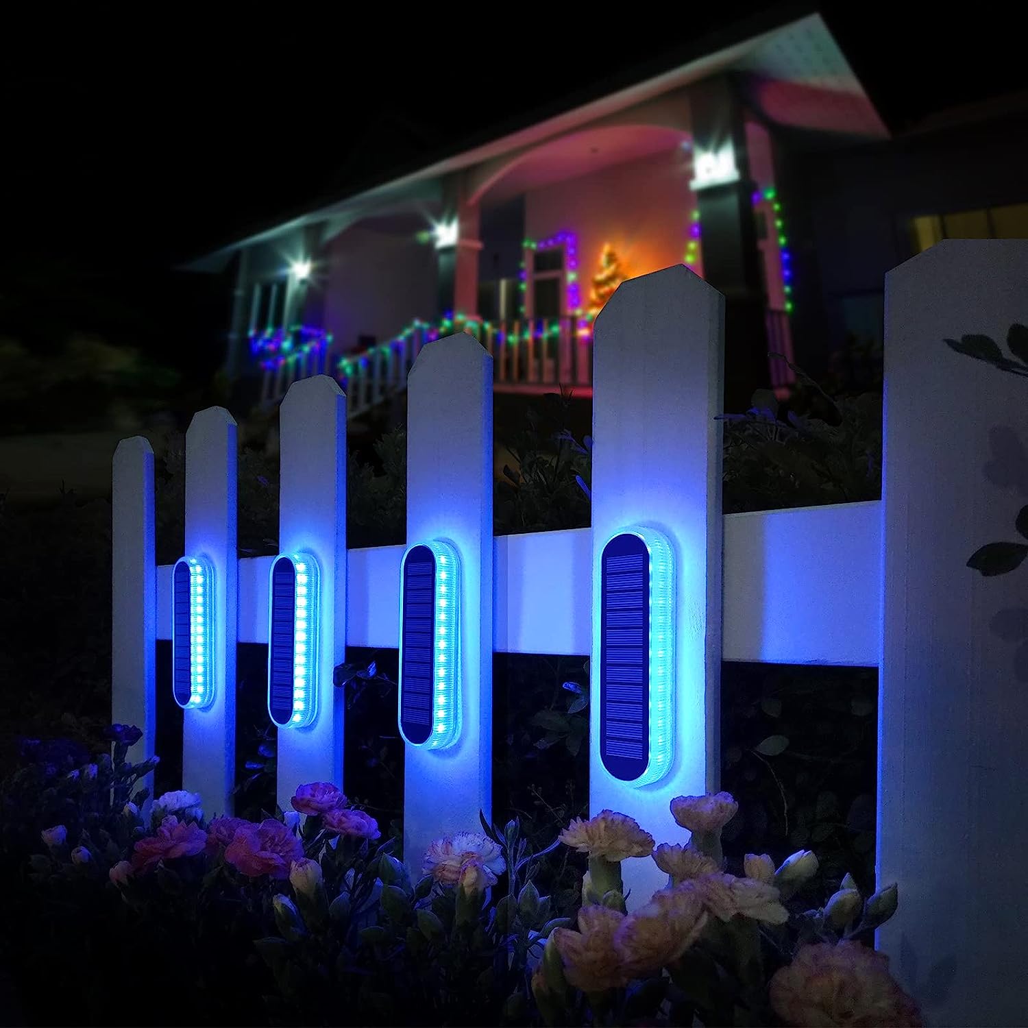 5 Years Lifespan 4 Pack Solar  - مراجعة Outdoor Lighting On Stairs وسعره