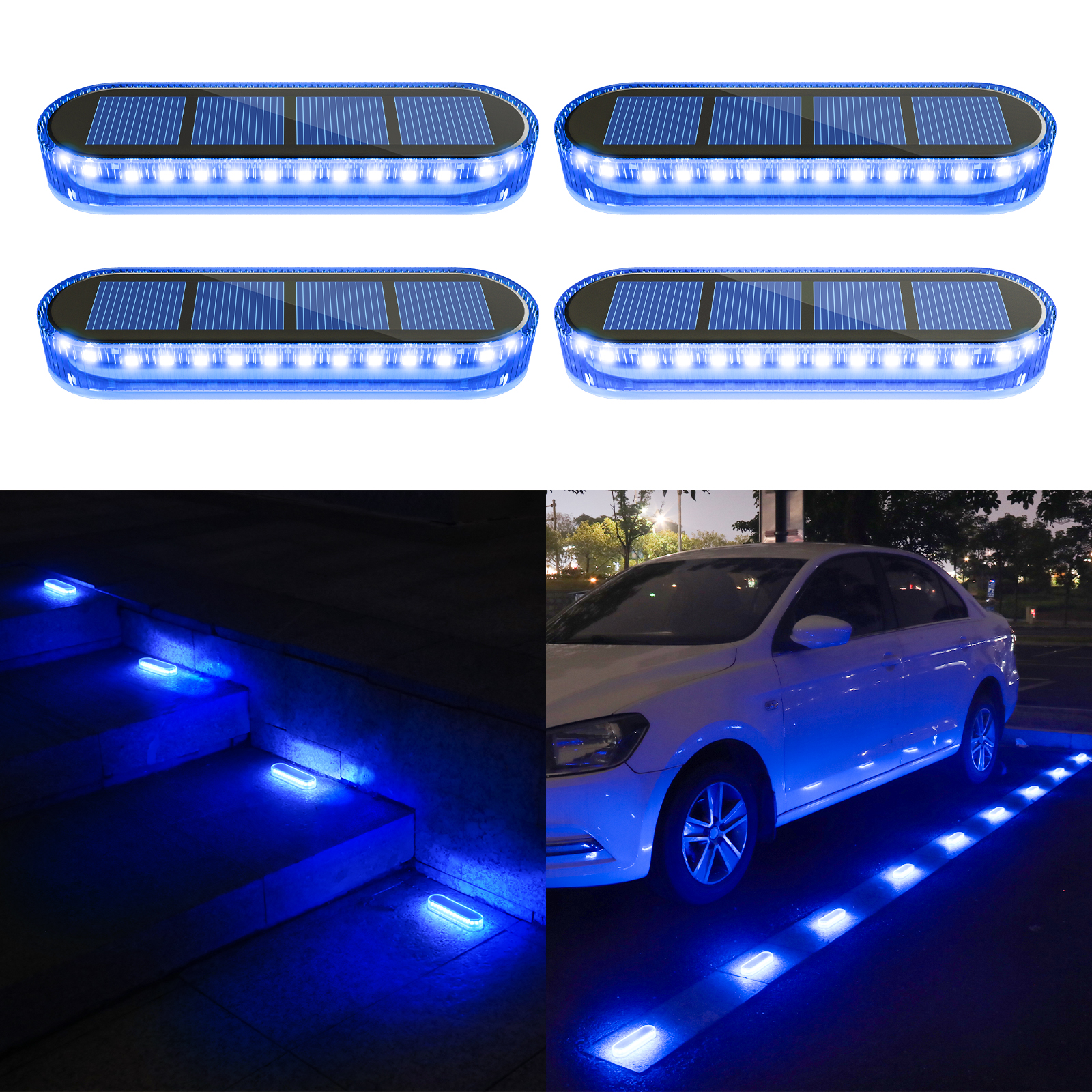 5 Years Lifespan 4 Pack Solar  - مراجعة Outdoor Lighting On Stairs وسعره