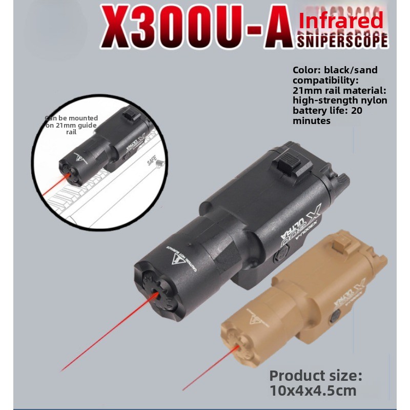 X300U-A Small Size Rail Mount  - مراجعة Outdoor Lighting Options وسعره