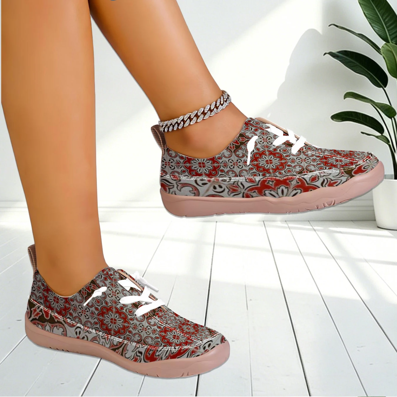 Women Floral Print Wide Toe Sn - مراجعة Outdoor Lighting Uplight وسعره