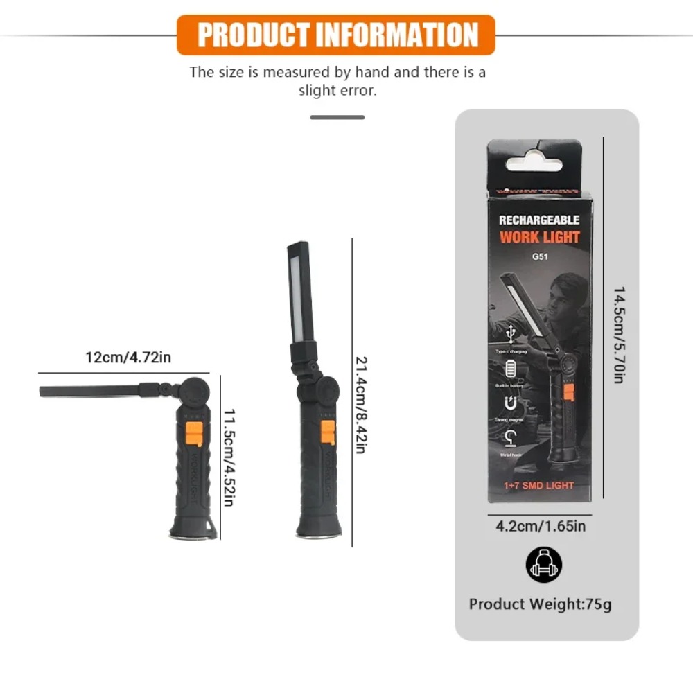 Portable COB LED Flashlight US - مراجعة Outdoor Lighting Types وسعره