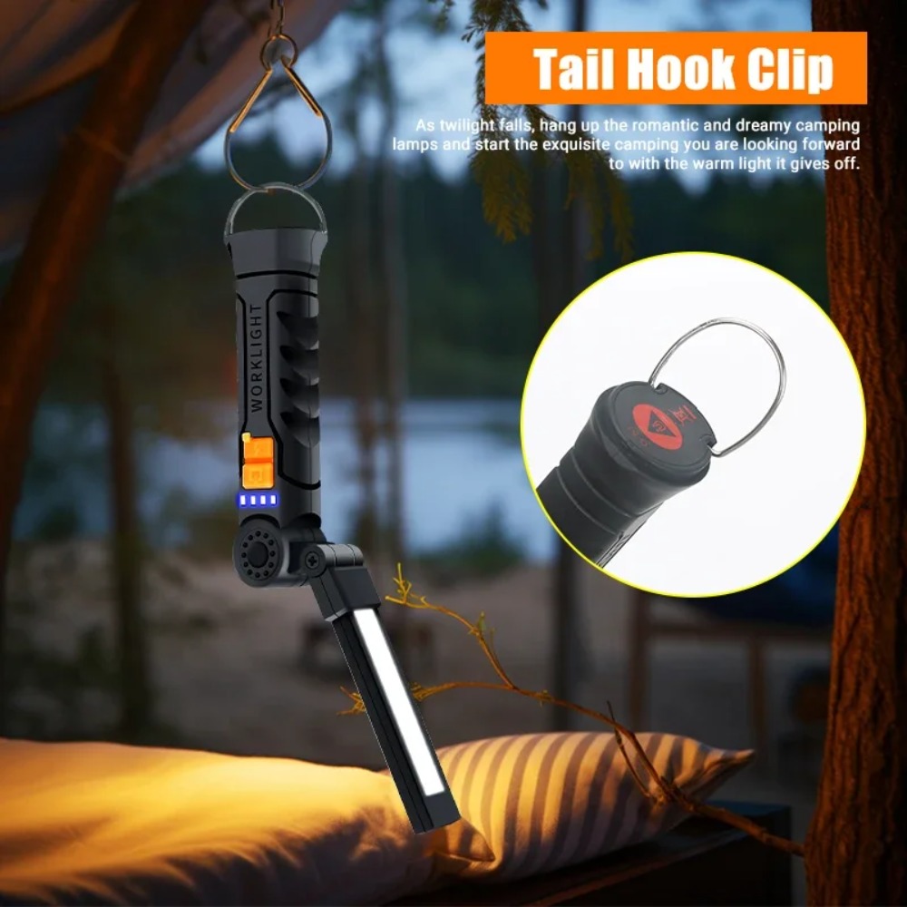 Portable COB LED Flashlight US - مراجعة Outdoor Lighting Types وسعره