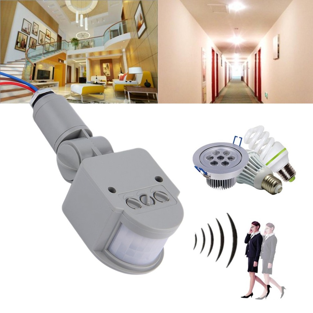 Hot 220V 12V Motion Detector M - مراجعة Outdoor Lighting Timer Switch وسعره