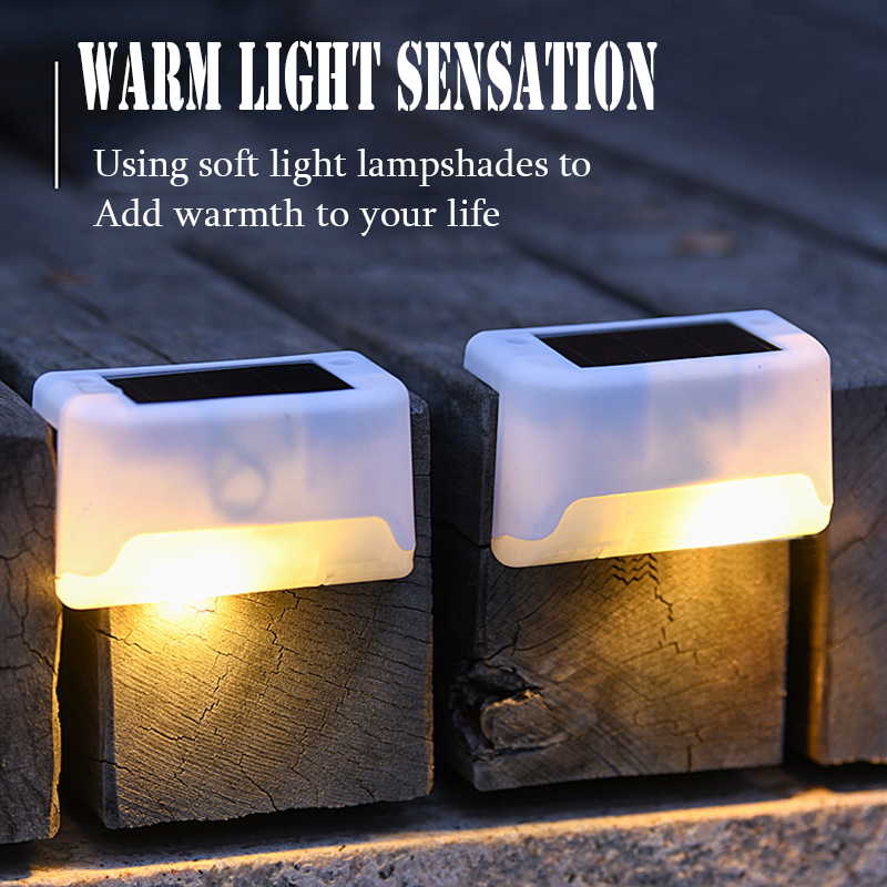 4PCS Solar Deck Light Outdoor  - مراجعة Deck Step Light وسعره