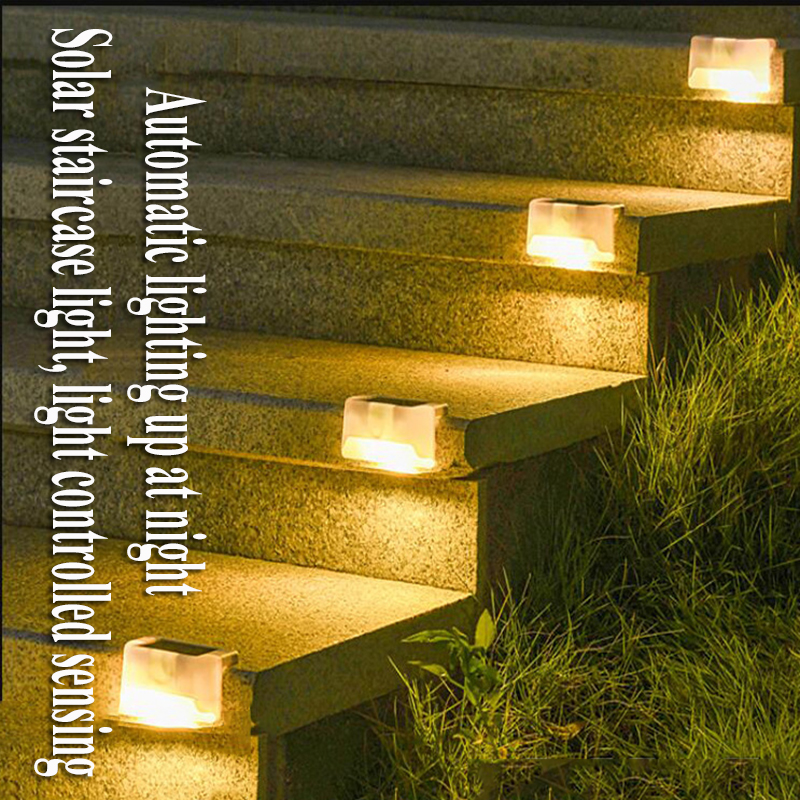 4PCS Solar Deck Light Outdoor  - مراجعة Deck Step Light وسعره