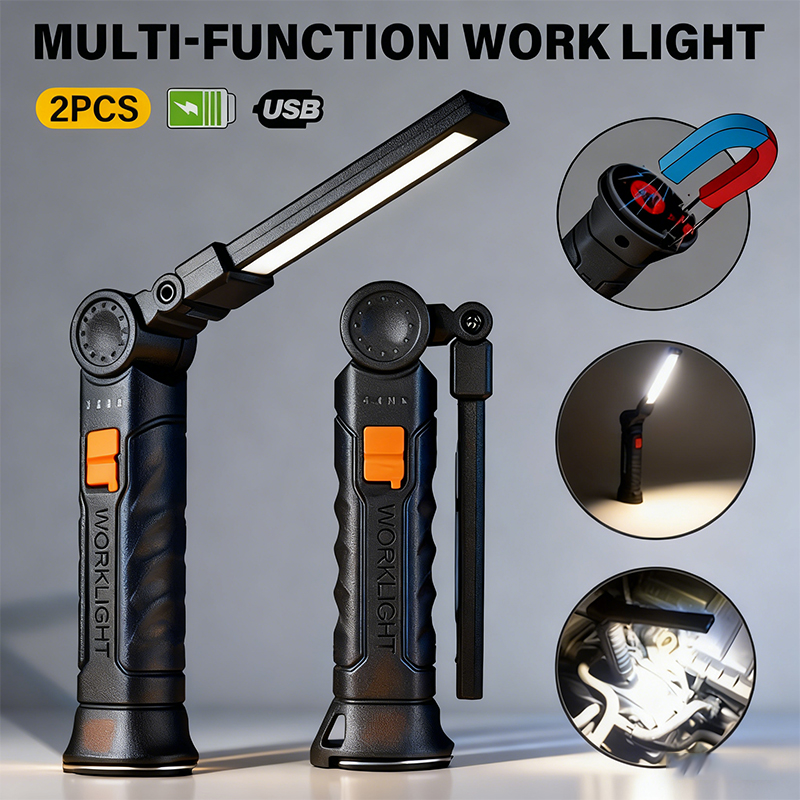 Portable COB LED Flashlight US - مراجعة Outdoor Lighting Types وسعره