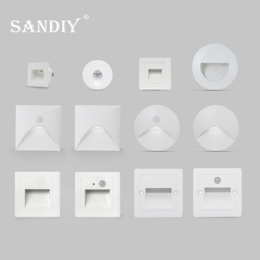 SANDIY Embedded Stair Light Wh - مراجعة Outdoor Lighting Timer Switch وسعره