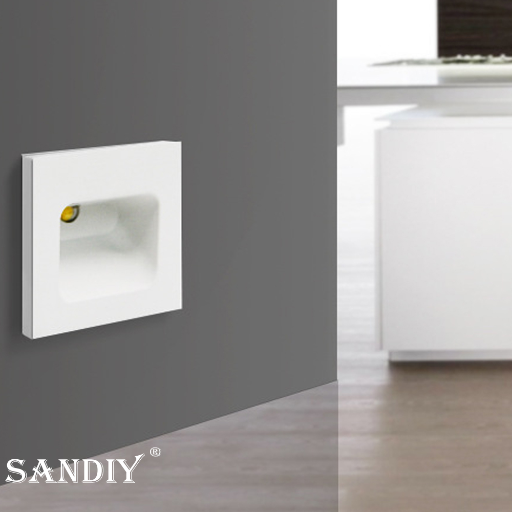 SANDIY Embedded Stair Light Wh - مراجعة Outdoor Lighting Timer Switch وسعره