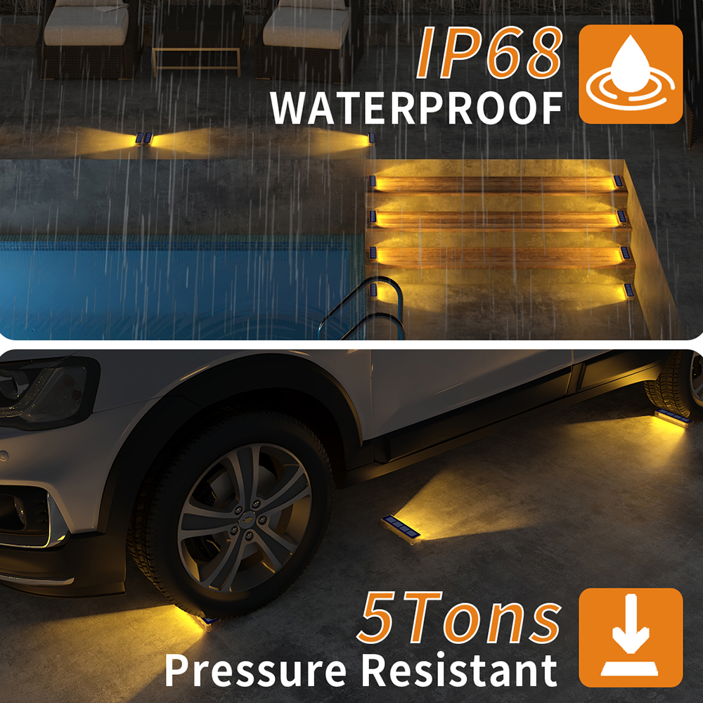 Outdoor Solar Deck Lights LED  - مراجعة Deck Step Light وسعره