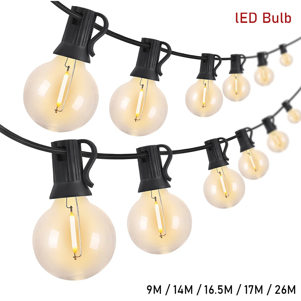 7/26M Festoon LED Globe String - مراجعة Outdoor Lighting Ideas For Party وسعره