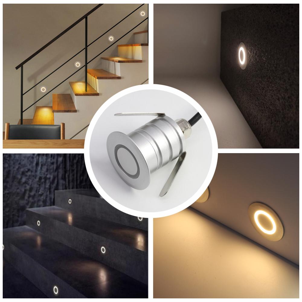 1W Round Wall Lamp Led Indoor  - مراجعة Outdoor Lighting On Stairs وسعره