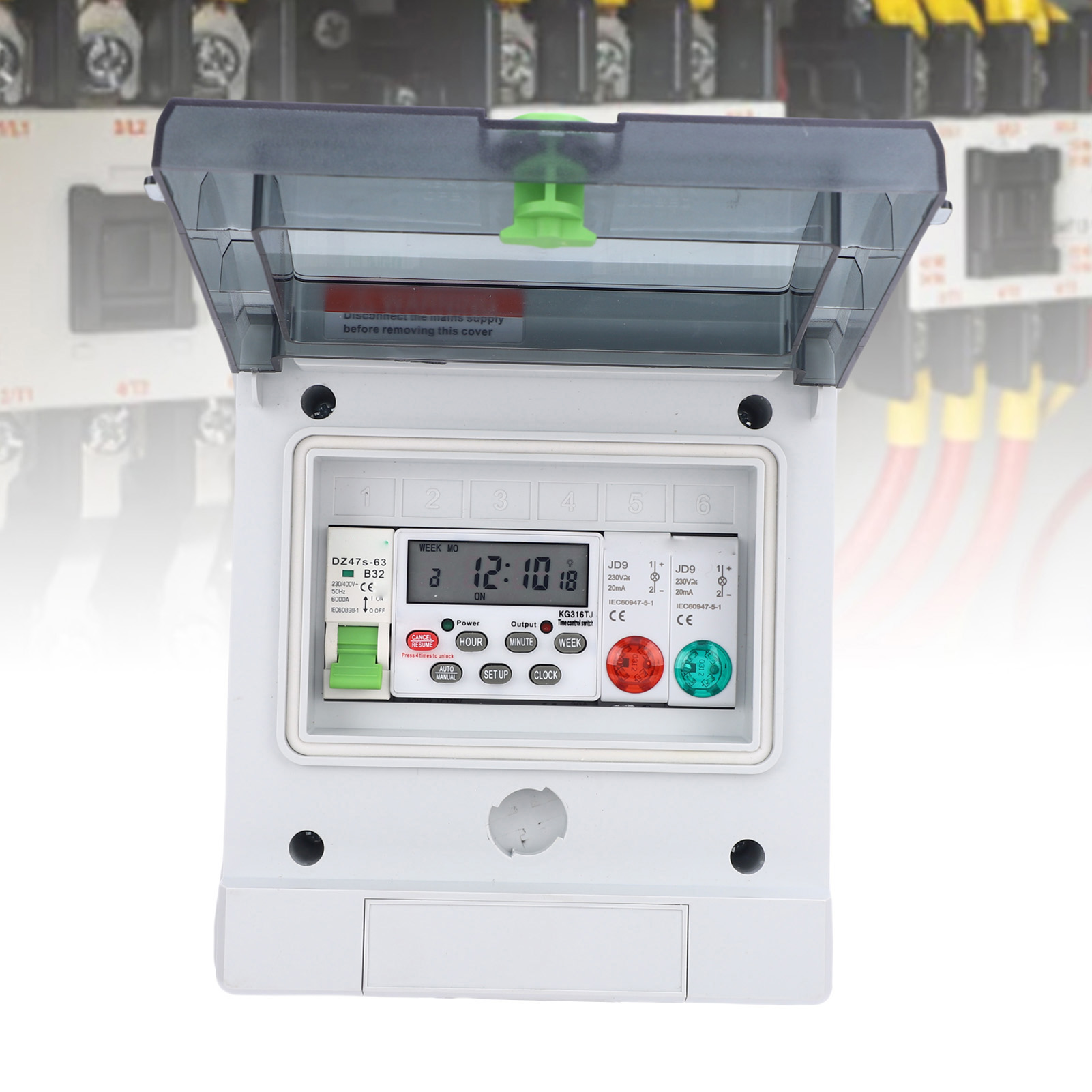 Outdoor Water Proof Distributi - مراجعة Outdoor Lighting Timer Switch وسعره