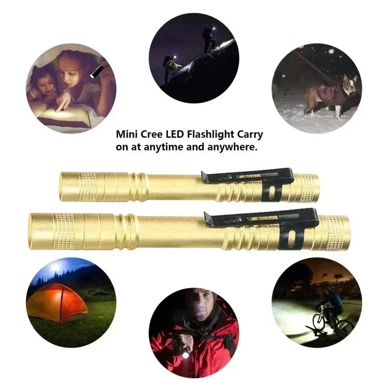 Portable Mini LED Pen Flashlig - مراجعة Outdoor Lighting Types وسعره