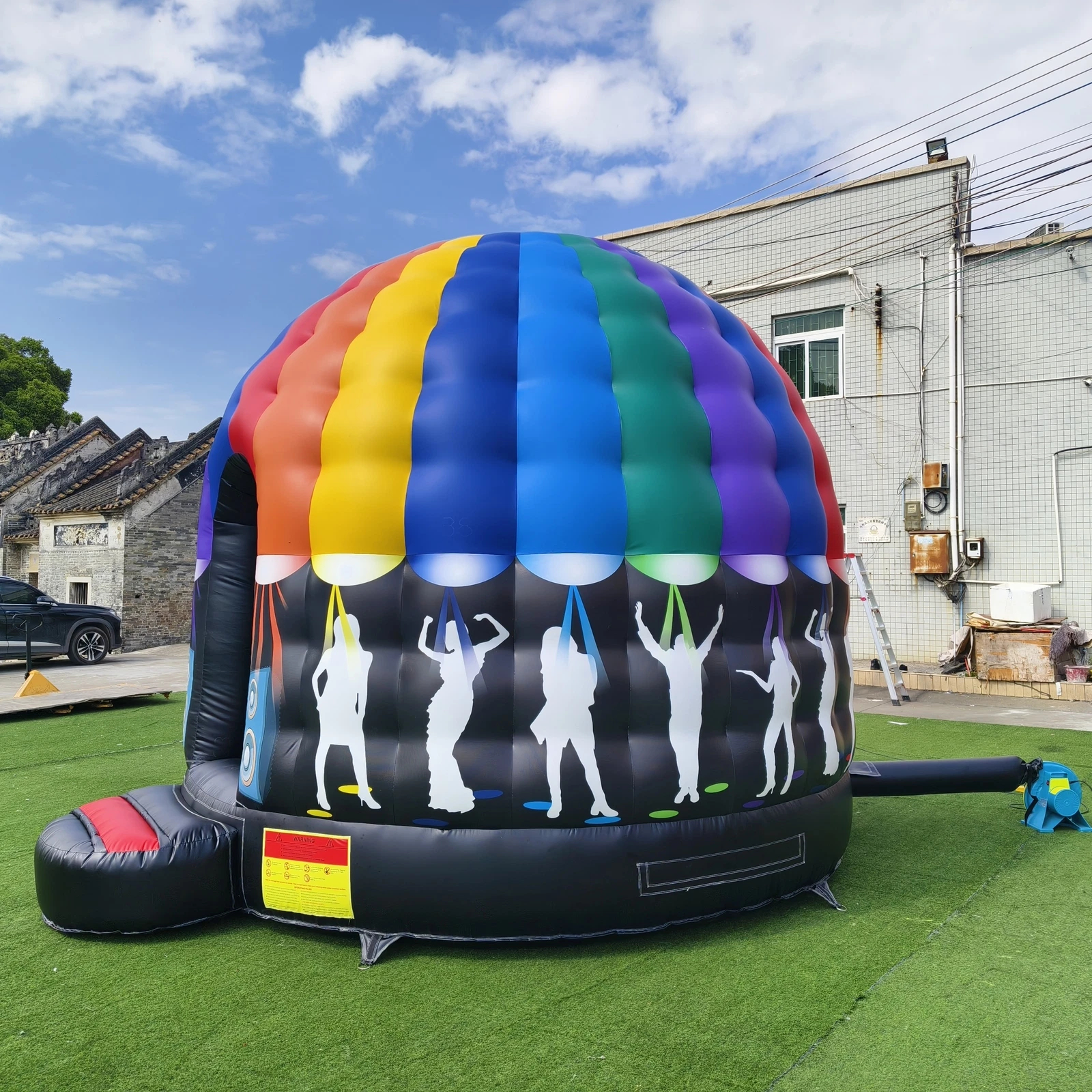 Custom 10FT/3m  PVC Inflatable - مراجعة Outdoor Lighting Rental For Party وسعره