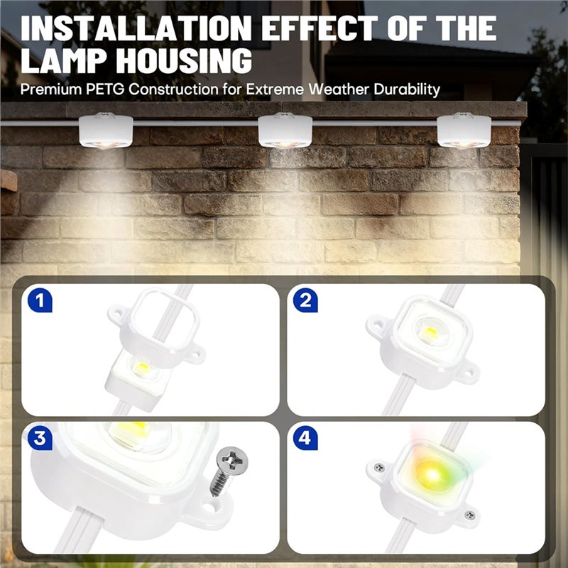 AT21-For Govee Pro H706 Mounti - مراجعة Outdoor Lighting Govee وسعره