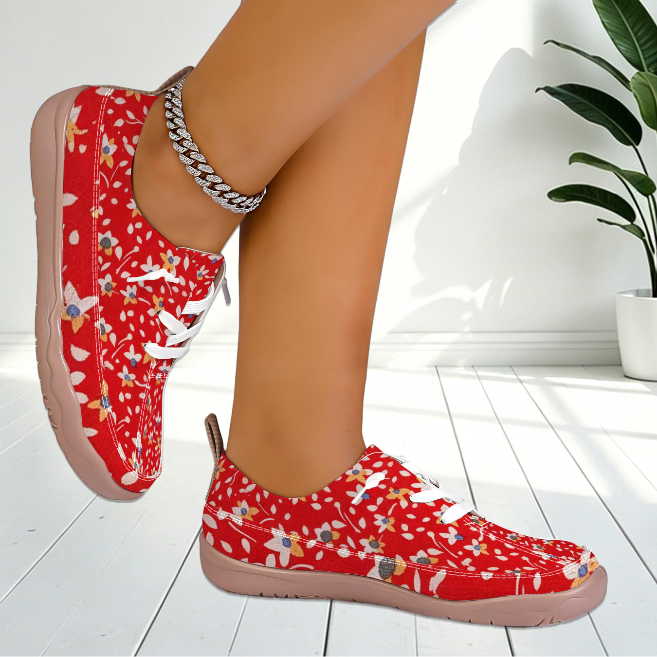 Women Floral Print Wide Toe Fl - مراجعة Outdoor Lighting Uplight وسعره