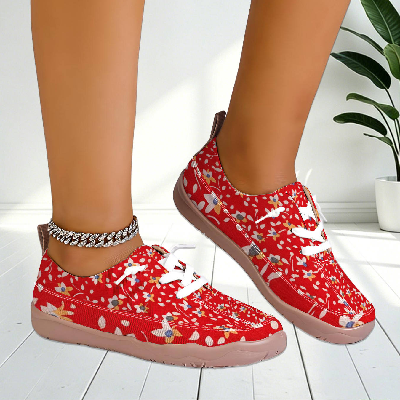 Women Floral Print Wide Toe Fl - مراجعة Outdoor Lighting Uplight وسعره