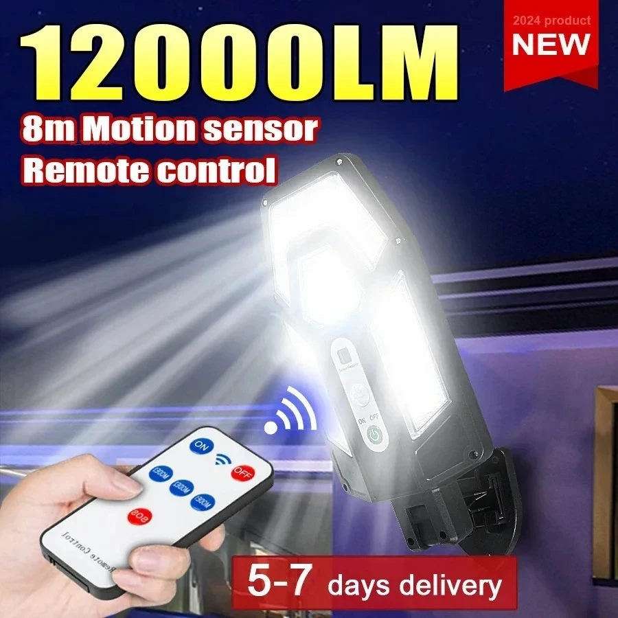 12000LM Powerful Solar Wall La - مراجعة Outdoor Lighting Sconce وسعره