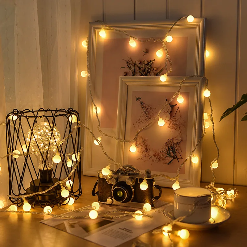 10M USB/Battery Power Ball LED - مراجعة Outdoor Lighting Ideas For Party وسعره