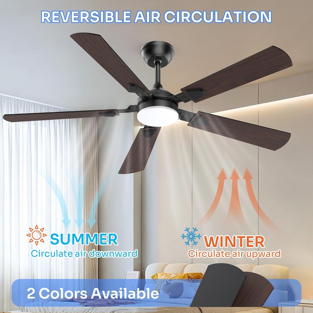 52 Inch Ceiling Fan with Light - مراجعة Outdoor Lighting Controller وسعره