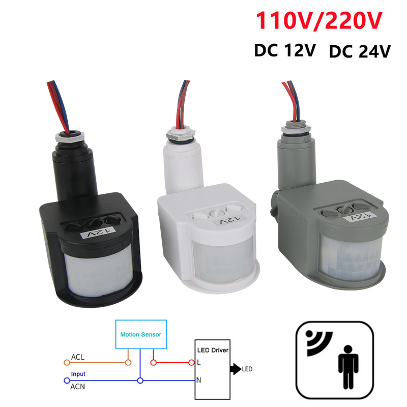 12V Motion Sensor 220V/110V PI - مراجعة Outdoor Lighting Timer Switch وسعره