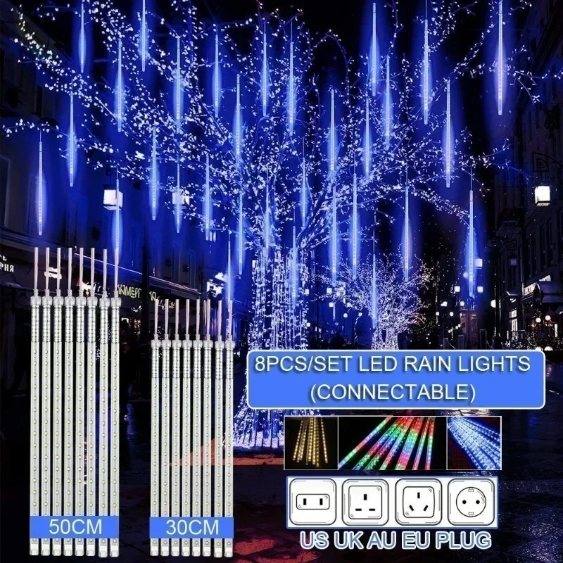 30cm/50cm Waterproof Meteor Sh - مراجعة Outdoor Lighting Ideas For Party وسعره