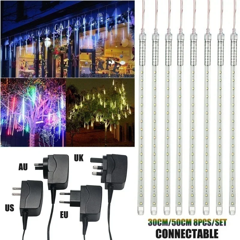 30cm/50cm Waterproof Meteor Sh - مراجعة Outdoor Lighting Ideas For Party وسعره