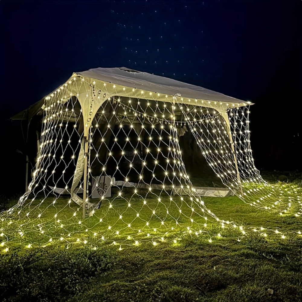 Christmas Net Lights, 640 LED  - مراجعة Outdoor Lighting Grid Screen وسعره