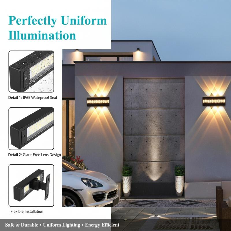 Outdoor Waterproof Wall Light  - مراجعة Outdoor Lighting Sconce وسعره